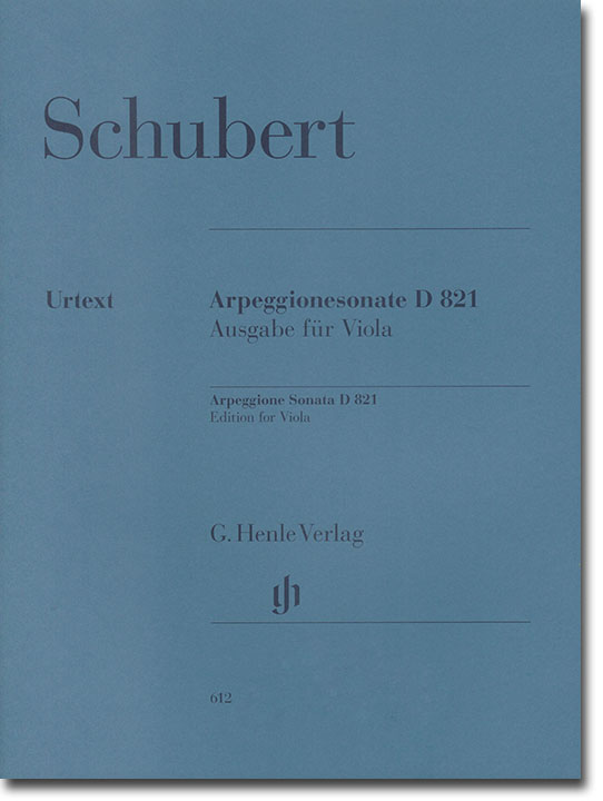 Schubert Arpeggionesonate D 821 Ausgabe für Viola