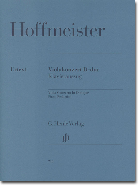 Hoffmeister Violakonzert D-dur Klavierauszug