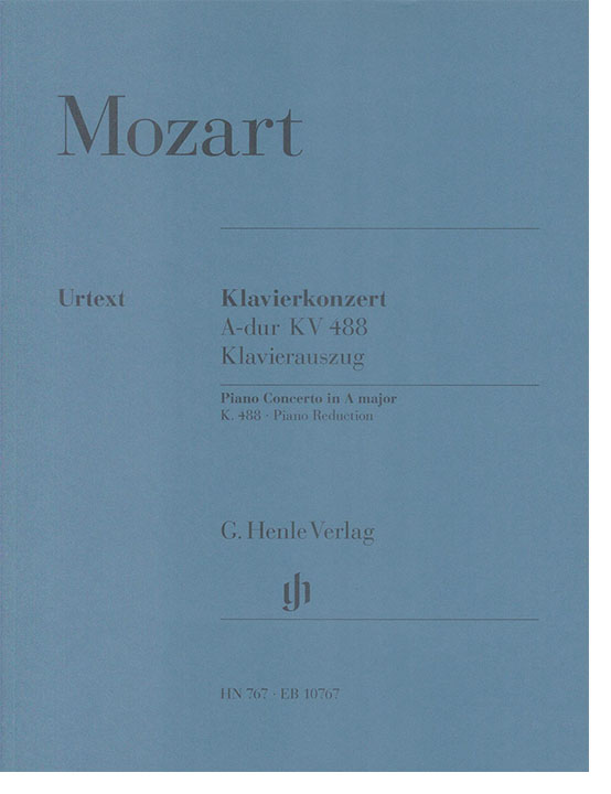 Mozart Klavierkonzert A-Dur KV 488 Klavierauszug (Urtext)