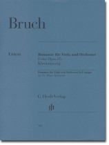 Bruch Romanze für Viola und Orchester F-dur Opus 85 Klavierauszug (Urtext) Bruch Romanze für Viola und Orchester F-dur Opus 85 Klavierauszug (Urtext)