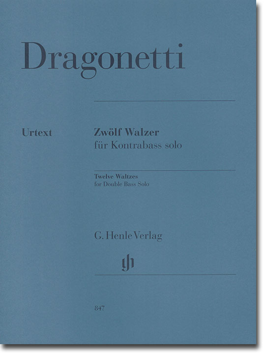 Dragonetti Zwölf Walzer für Kontrabass Solo