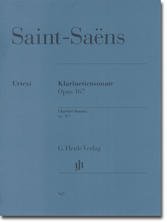 Saint Saëns Klarinettensonate Opus 167