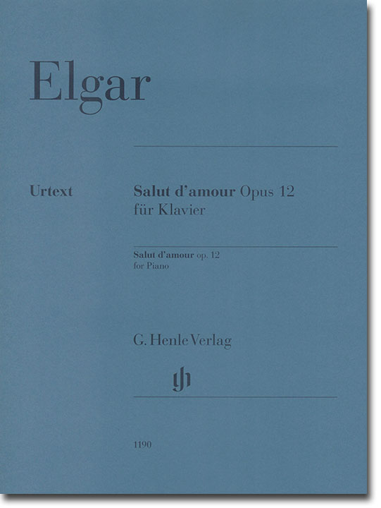 Elgar Salut d'amour Opus 12 für Klavier