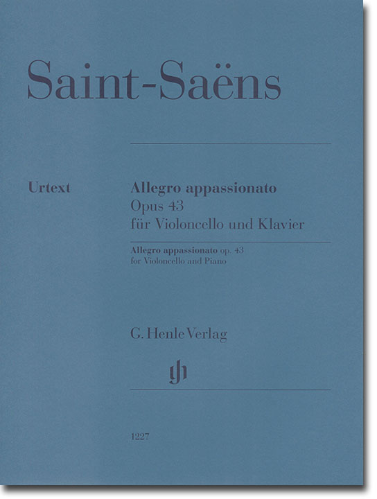Saint-Saëns Allegro Appassionato Opus 43 für Violoncello und Klavier