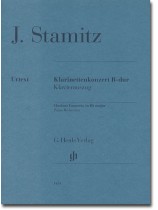J. Stamitz Klarinettenkonzert B-dur Klavierauszug J. Stamitz Klarinettenkonzert B-dur Klavierauszug