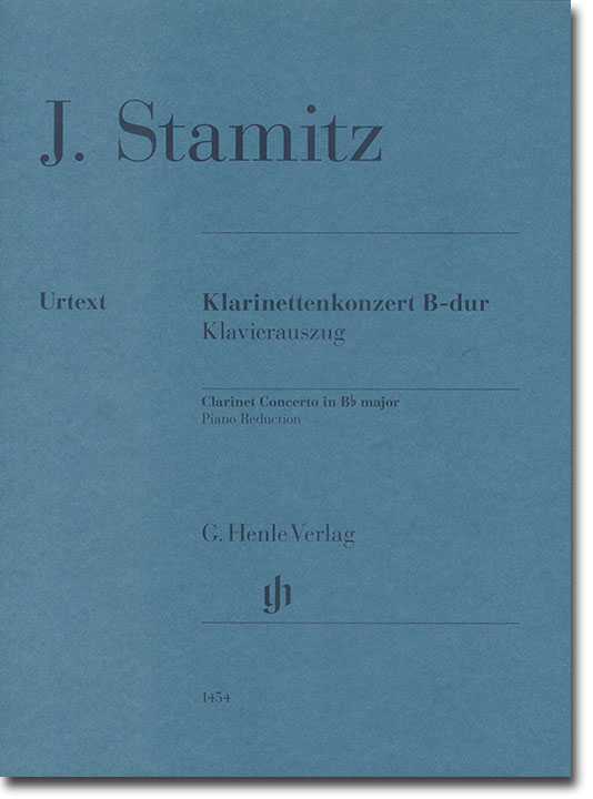 J. Stamitz Klarinettenkonzert B-dur Klavierauszug