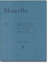 Marcello Sonate Nr. 1 F-dur für Violoncello und Basso Continuo Marcello Sonate Nr. 1 F-dur für Violoncello und Basso Continuo