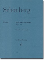 Schönberg Drei Klavierstücke Opus 11 Schönberg Drei Klavierstücke Opus 11