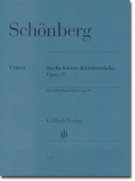 Schönberg Sechs Kleine Klavierstücke Opus 19