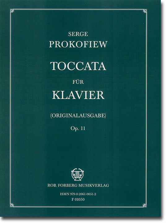 Serge Prokofiew Toccata Op. 11 für Klavier