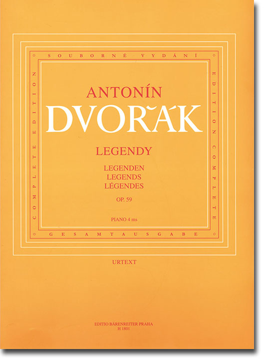 Dvořák Legendy Op. 59 Piano 4 ms