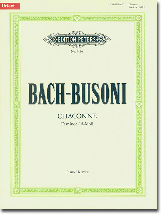 Bach - Busoni Chaconne d-moll Klavier Bach - Busoni Chaconne d-moll Klavier