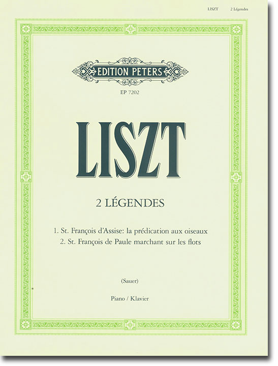 Liszt 2 Légendes for Piano