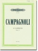 Campagnoli 41 Caprices Opus 22 for Solo Viola