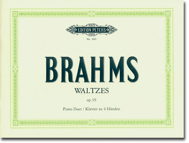 Brahms Waltzes Op. 39 Klavier zu 4 Händen