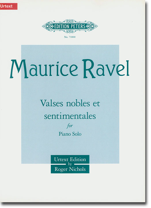 Ravel Valses Nobles et Sentimentales for Piano Solo (Urtext)