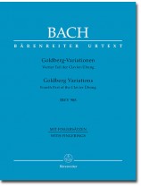 Bach Goldberg-Variationen Vierter Teil der Clavier-Übung BWV 988 for Piano With Fingerings Bach Goldberg-Variationen Vierter Teil der Clavier-Übung BWV 988 for Piano With Fingerings