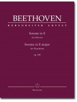 Beethoven Sonate in E für Klavier Op. 109 Beethoven Sonate in E für Klavier Op. 109
