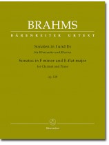 Brahms Sonaten in f und Es für Klarinette und Klavier Op. 120 Brahms Sonaten in f und Es für Klarinette und Klavier Op. 120