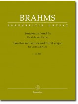 Brahms Sonaten in f und Es Op. 120 für Viola und Klavier Brahms Sonaten in f und Es Op. 120 für Viola und Klavier