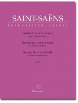 Saint-Saëns Sonate Nr. 1 in d-moll für Violine und Klavier Op. 75
