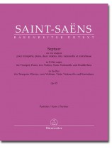 Saint-Saëns Septuor in Es-Dur für Trompete, Klavier, zwei Violinen, Viola, Violoncello und Kontrabass Op. 65 (Score)+(Part)