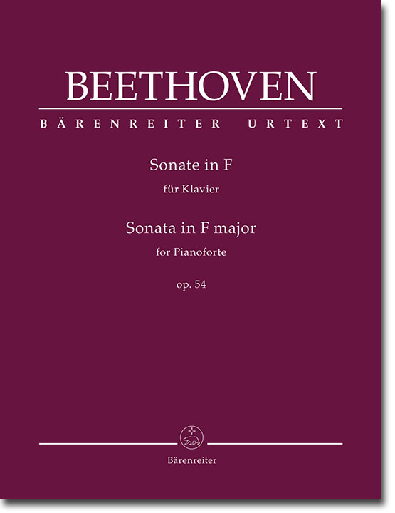 Beethoven Sonate in F für Klavier Op. 54 Beethoven Sonate in F für Klavier Op. 54