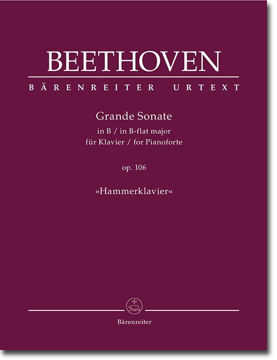 Beethoven Grande Sonate in B für Klavier Op. 106 "Hammerklavier"