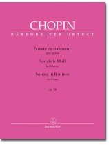 Chopin Sonate h-Moll op. 58 für Klavier Chopin Sonate h-Moll op. 58 für Klavier