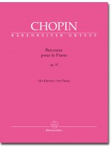 Chopin Berceuse pour le Piano op. 57 für Klavier Chopin Berceuse pour le Piano op. 57 für Klavier