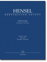 Hensel Ostersonate für Klavier Partitur und Faksimile Hensel Ostersonate für Klavier Partitur und Faksimile