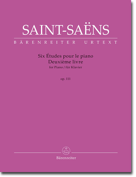 Saint-Saëns Six Études Deuxième livre for Piano Op. 111