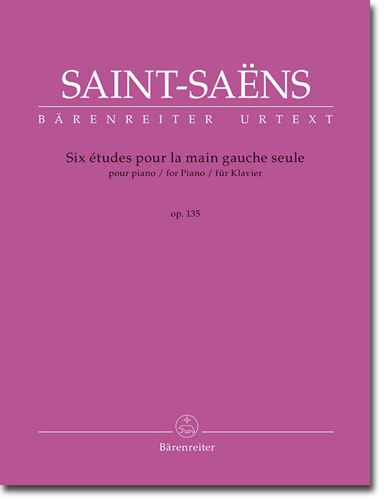 Saint-Saens Études pour la Main Gauche Seule für Klavier Op. 135 Saint-Saens Études pour la Main Gauche Seule für Klavier Op. 135