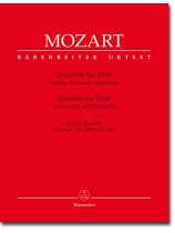 Mozart Quartette für Flöte, Violine, Viola und Violoncello KV 285, KV 285a, KV Anh. 171 (285b), KV 298 Mozart Quartette für Flöte, Violine, Viola und Violoncello KV 285, KV 285a, KV Anh. 171 (285b), KV 298