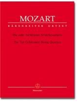 Mozart Die zehn berühmten Streichquartette／The Ten Celebrated String Quartets