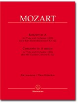Mozart Konzert in A für Viola und Qrchester (1802) nach dem Klarinettenkonzert KV 622 (中提琴)