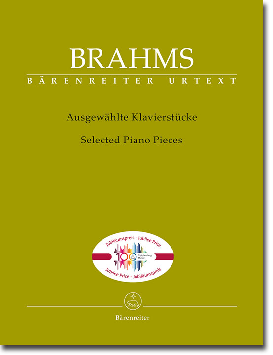 Brahms Ausgewählte Klavierstücke Brahms Ausgewählte Klavierstücke
