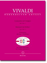 Vivaldi Konzert in E-Dur Op. 8 Nr. 1 "Primavera" "Frühling" für Violine und Klavier Vivaldi Konzert in E-Dur Op. 8 Nr. 1 "Primavera" "Frühling" für Violine und Klavier