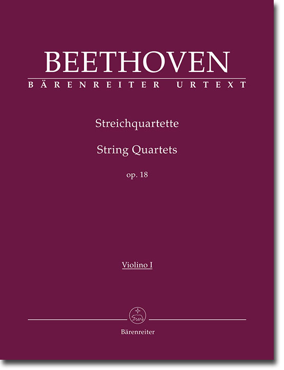 Beethoven Streichquartette/String Quartets Op. 18 for Two Violins , Viola and Violoncello Beethoven Streichquartette/String Quartets Op. 18 for Two Violins , Viola and Violoncello