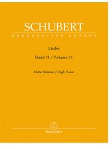 Schubert‧Lieder‧Band 11, Hohe Stimme/Volume 11, High Voice Schubert‧Lieder‧Band 11, Hohe Stimme/Volume 11, High Voice
