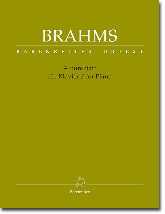 Brahms Albumblatt für Klavier