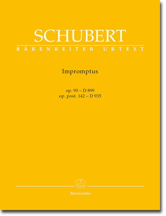 Schubert Impromptus Op. 90 - D 899, Op. post. 142 - D 935 für Klavier