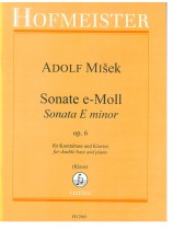 Adolf Míšek Sonate e-moll Op. 6 für Kontrabass und Klavier