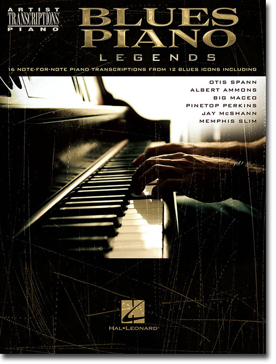 Blues Piano Legends Artist Transcriptions‧Piano