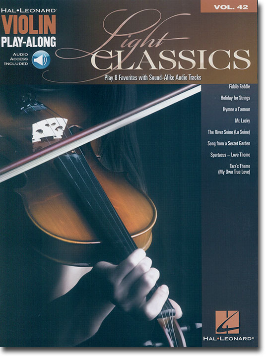 Light Classics Hal Leonard Violin Play-Along Volume 42