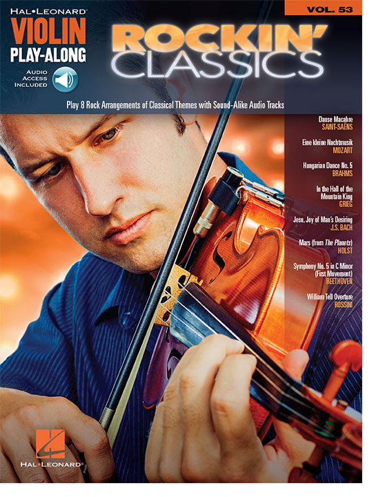 Rockin' Classics Hal Leonard Violin Play-Along Volume 53