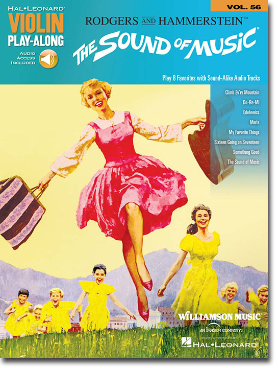 The Sound of Music Hal Leonard Violin Play-Along Volume 56