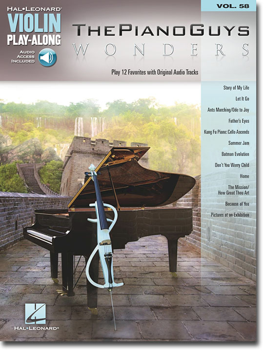 The Piano Guys - Wonders Hal Leonard Violin Play-Along Volume 58