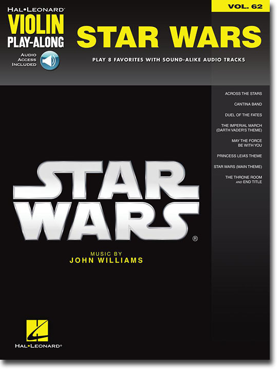 Star Wars Hal Leonard Violin Play-Along Volume 62