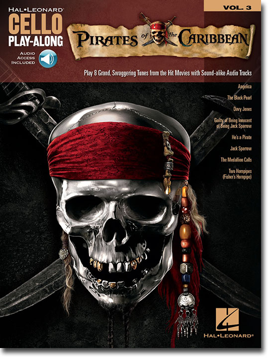 Pirates of the Caribbean Hal Leonard Cello Play-Along Volume 3